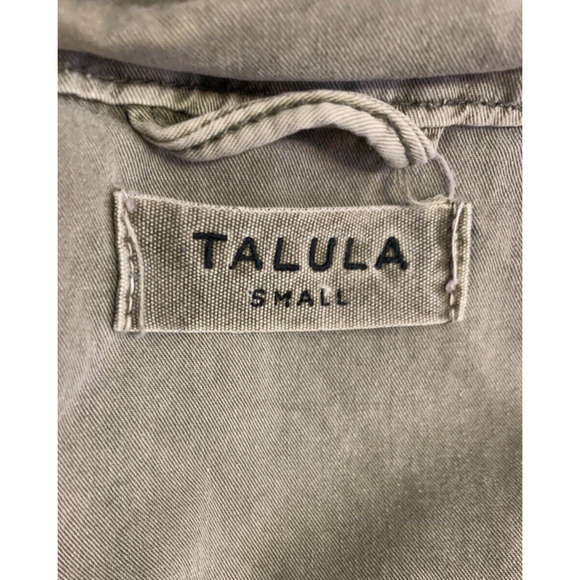 Aritzia Talula Jacket Womens Small Khaki Hooded Military Utility Cargo Coat - Picture 10 of 16